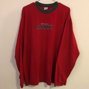 Red Old Navy Long Sleeve